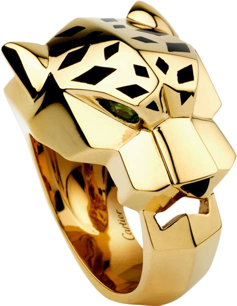 cartier panthere gold ring|cartier panther ring vintage.